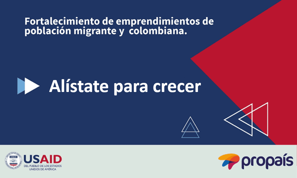 Alístate para crecer